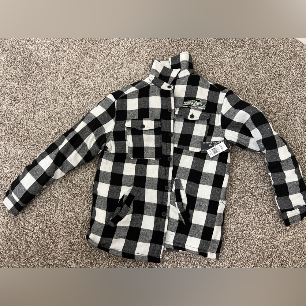 Black and White Checkered Jacket